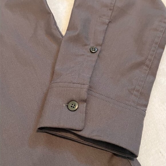 Lululemon Commission Long Sleeve Button Up Shirt Mens XXL Asphalt Grey - Picture 4 of 13